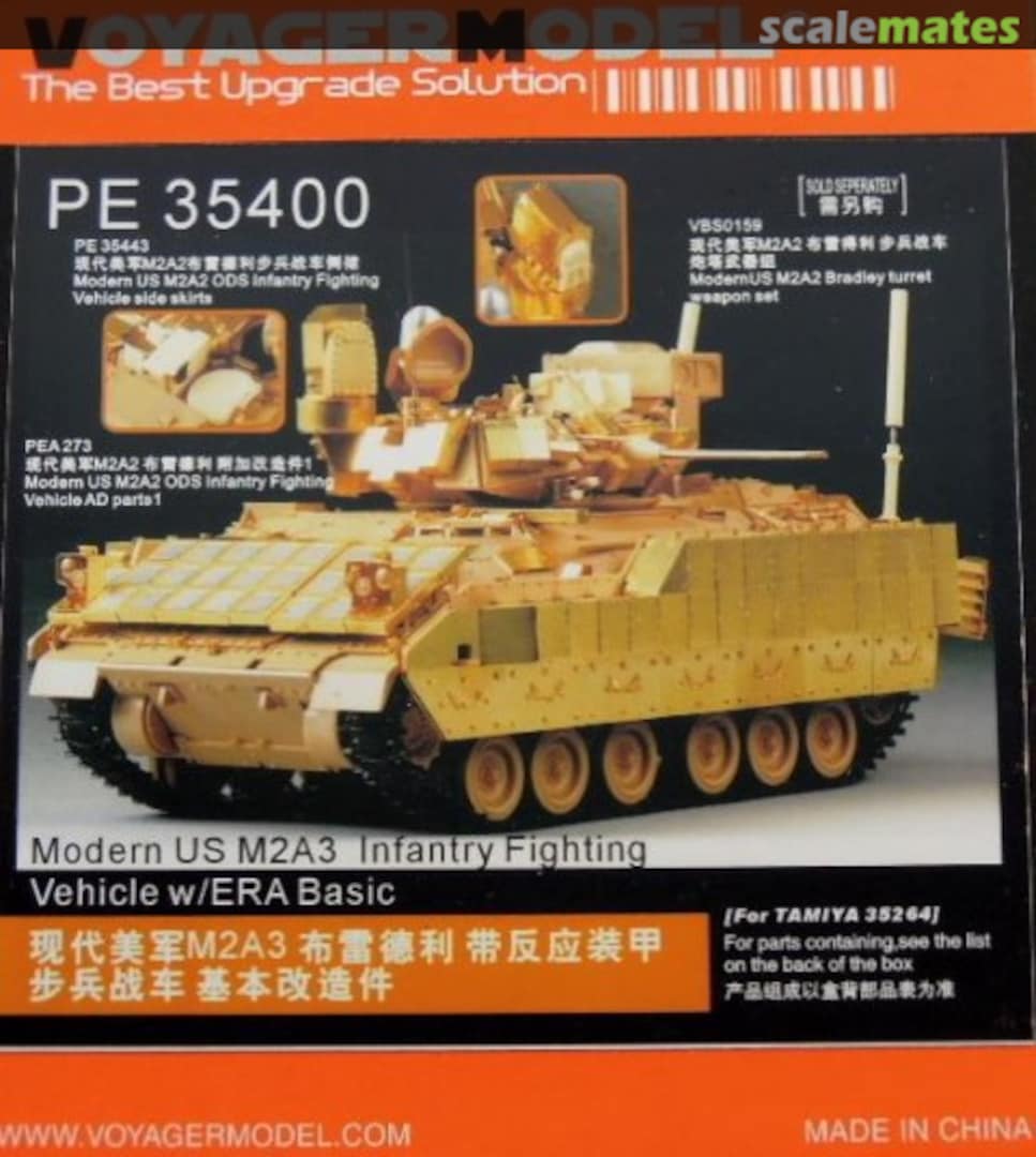 Boxart Modern US M2A3 Infantry Fighting Vehicle w/ERA Basic PE35400 Voyager Model