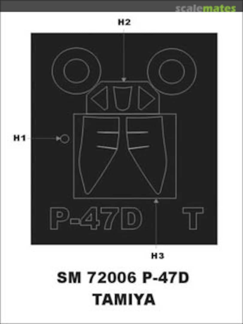 Boxart Republic P-47D Thunderbolt SM72006 Montex