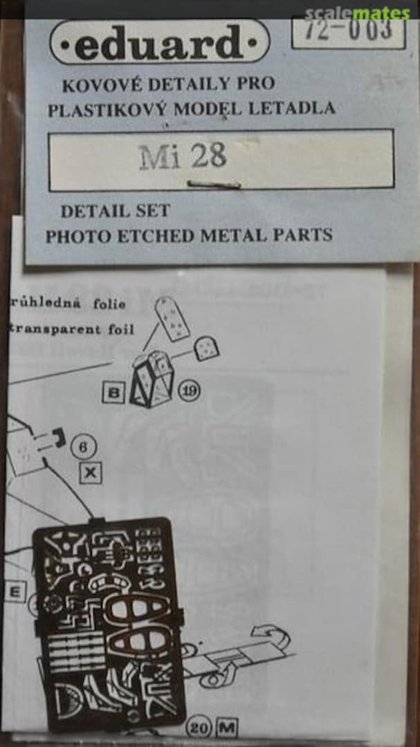 Boxart Mi-28 Havoc - Detail Set 72003 Eduard