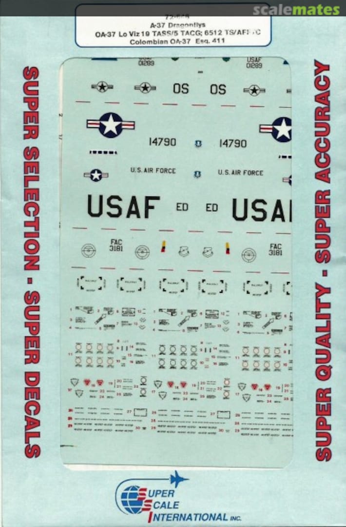 Boxart A-37 Dragonflys 72-646 SuperScale International