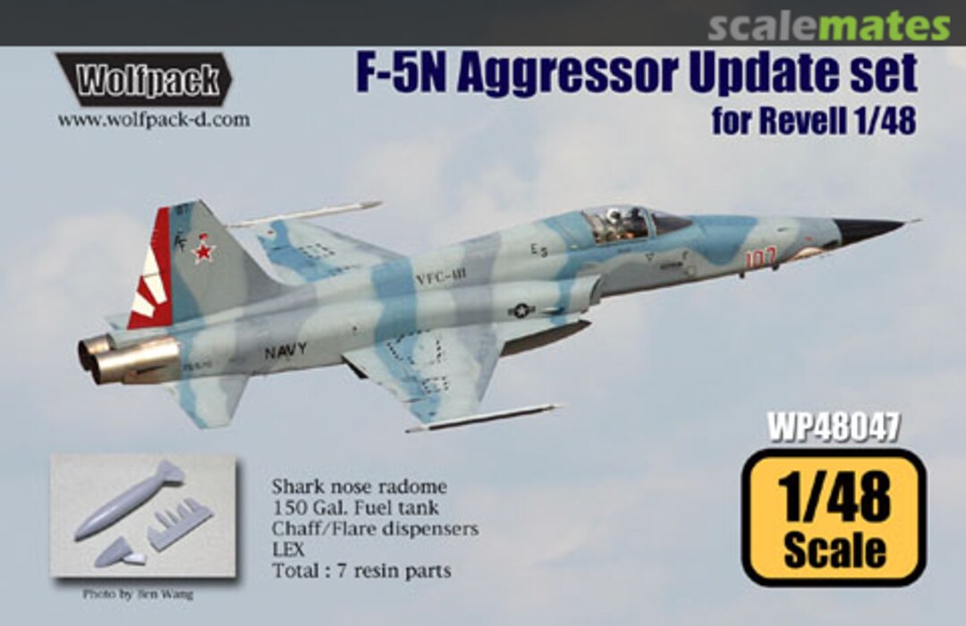 Boxart F-5N Tiger II Aggressor Update Set WP48047 Wolfpack