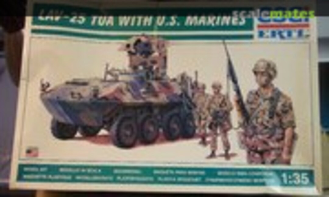 1:35 LAV-25 TUA with Marines (ESCI/ERTL 5028)