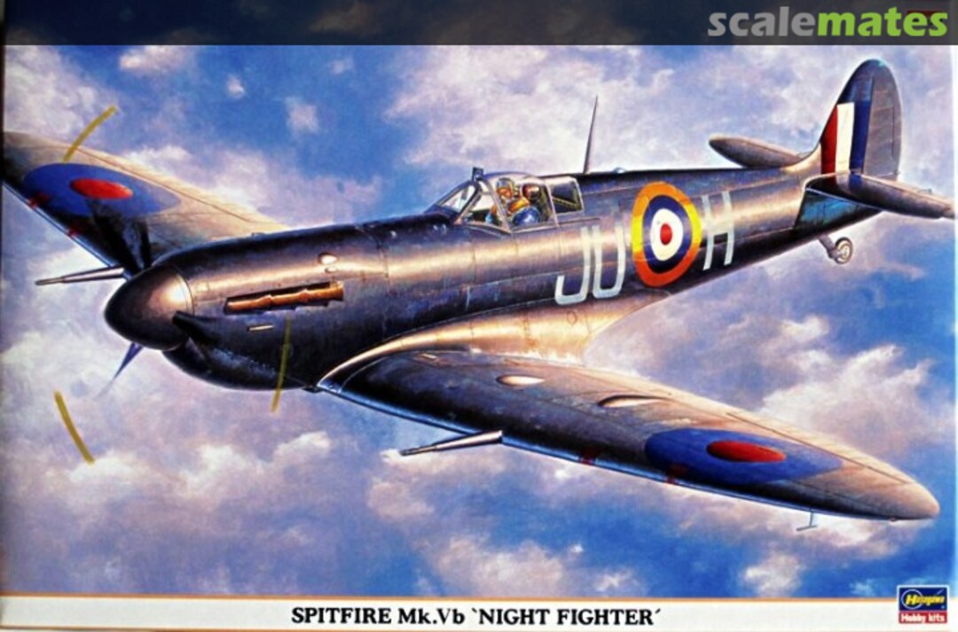 Boxart Spitfire Mk.Vb 'Night Fighter' 08132 Hasegawa