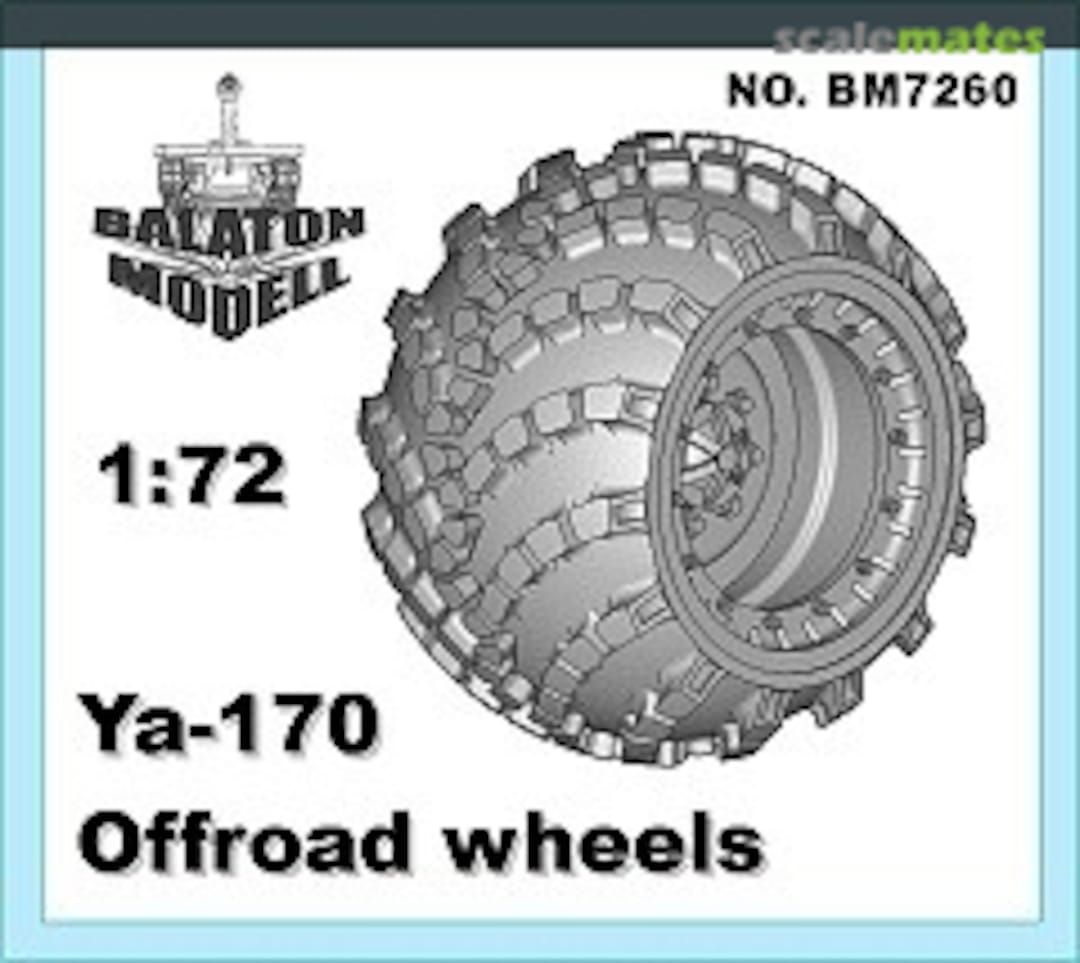 Boxart YA-170 wheels set BM7260 Balaton Modell