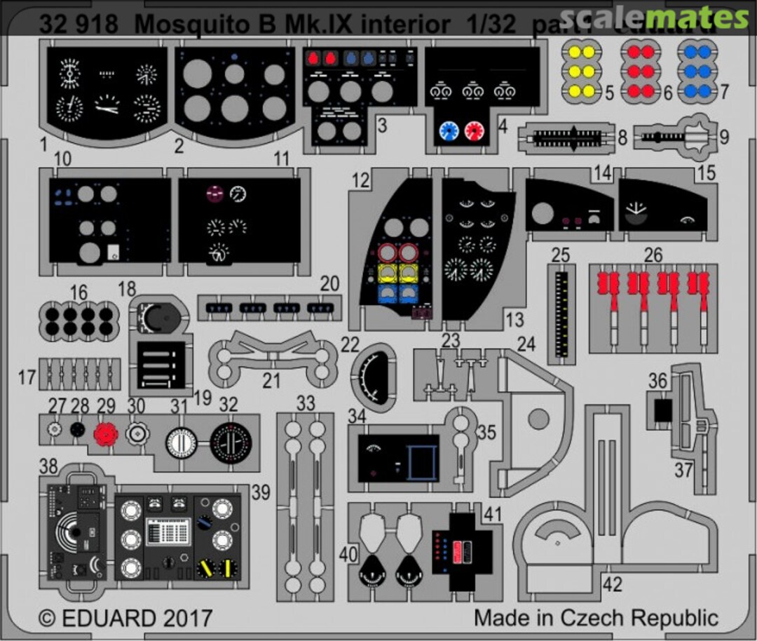 Boxart Mosquito B Mk.IX interior 32918 Eduard