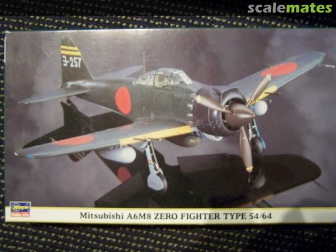 Boxart Mitsubishi A6M8 Zero Fighter Type 54/64 51947 Hasegawa