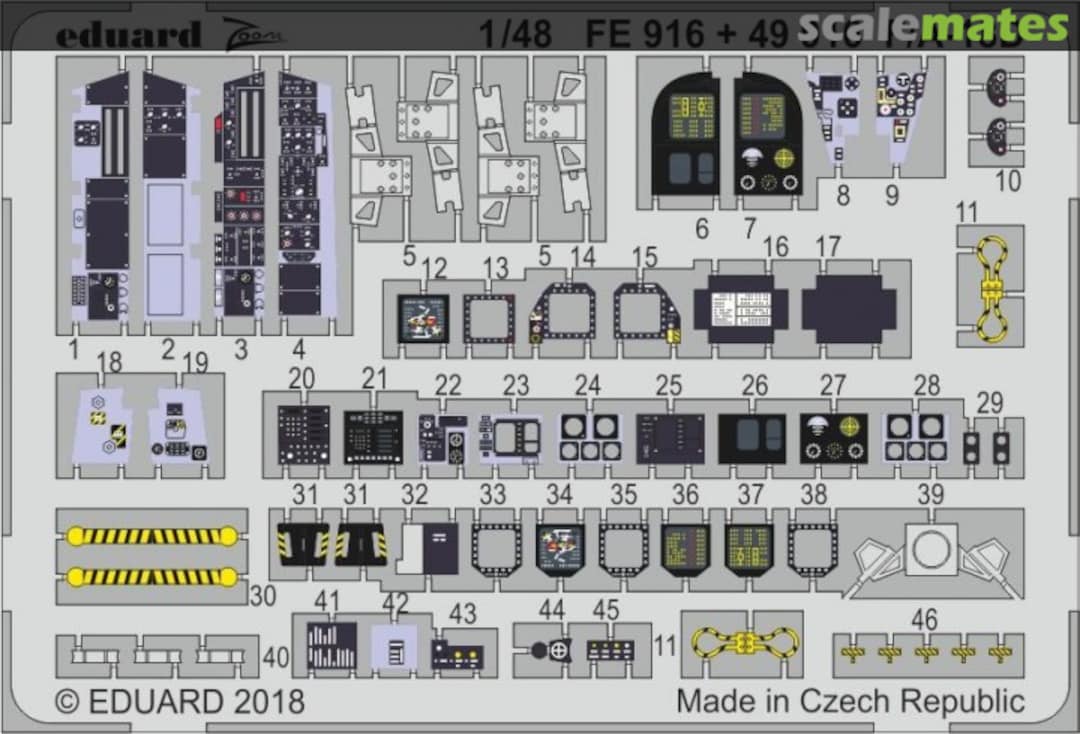 Boxart F/A-18D interior 49916 Eduard