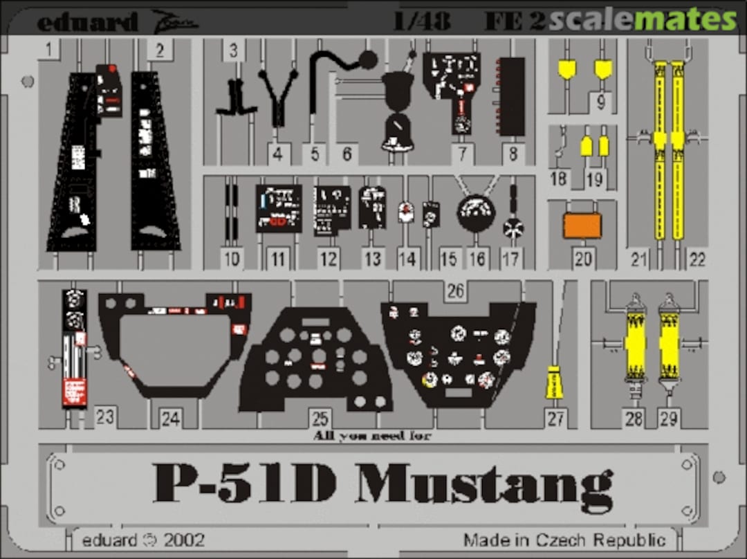 Boxart P-51D Mustang FE216 Eduard