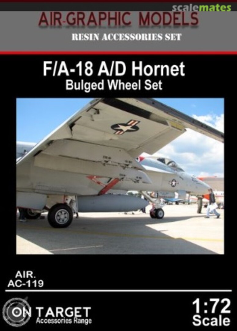 Boxart F/A-18 A/D Hornet Bulged Wheel Set AIR.AC-119 Air-Graphic Models