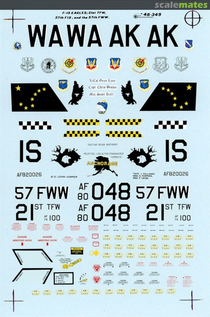 Boxart F-15 Eagles 48-0349 SuperScale International