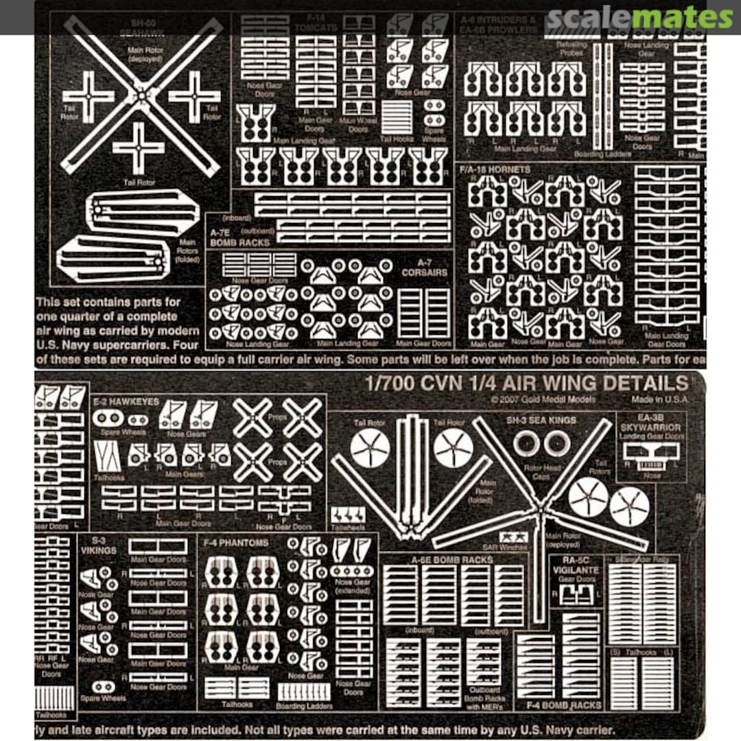 Contents Photo-Etched Parts for CVN Air Wing Details PE-42 Pit-Road