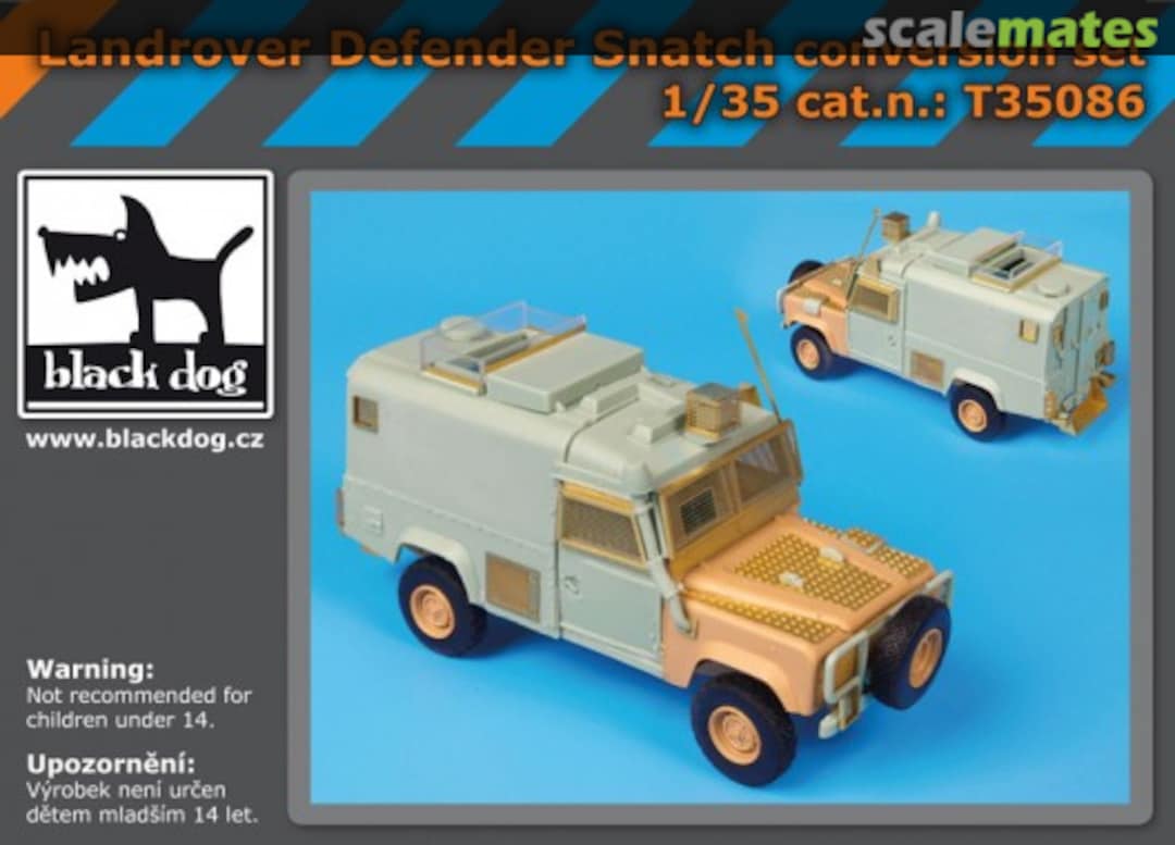 Boxart Landrover Defender Snatch Conversion Set T35086 Black Dog