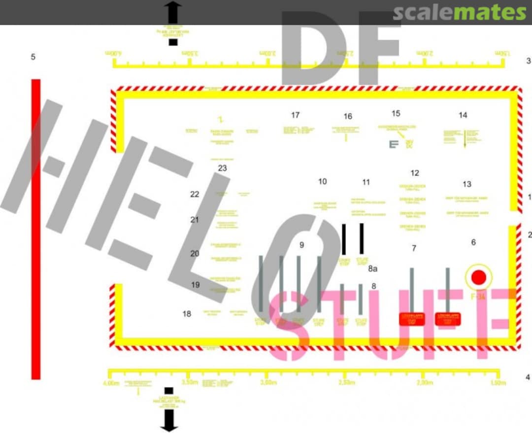 Boxart Stencils for German UH-1D DF21248 DF HeloStuff