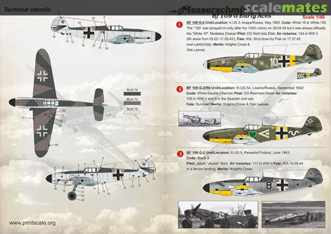 Boxart Messerschmitt Bf 109G 48-162 Print Scale