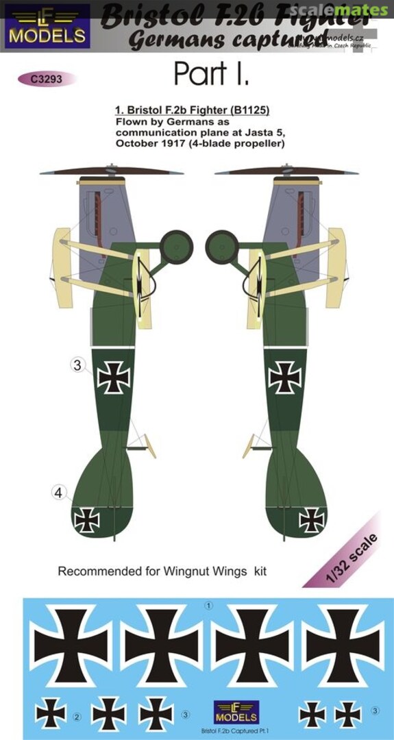 Boxart Bristol F.2b Fighter C3293 LF Models