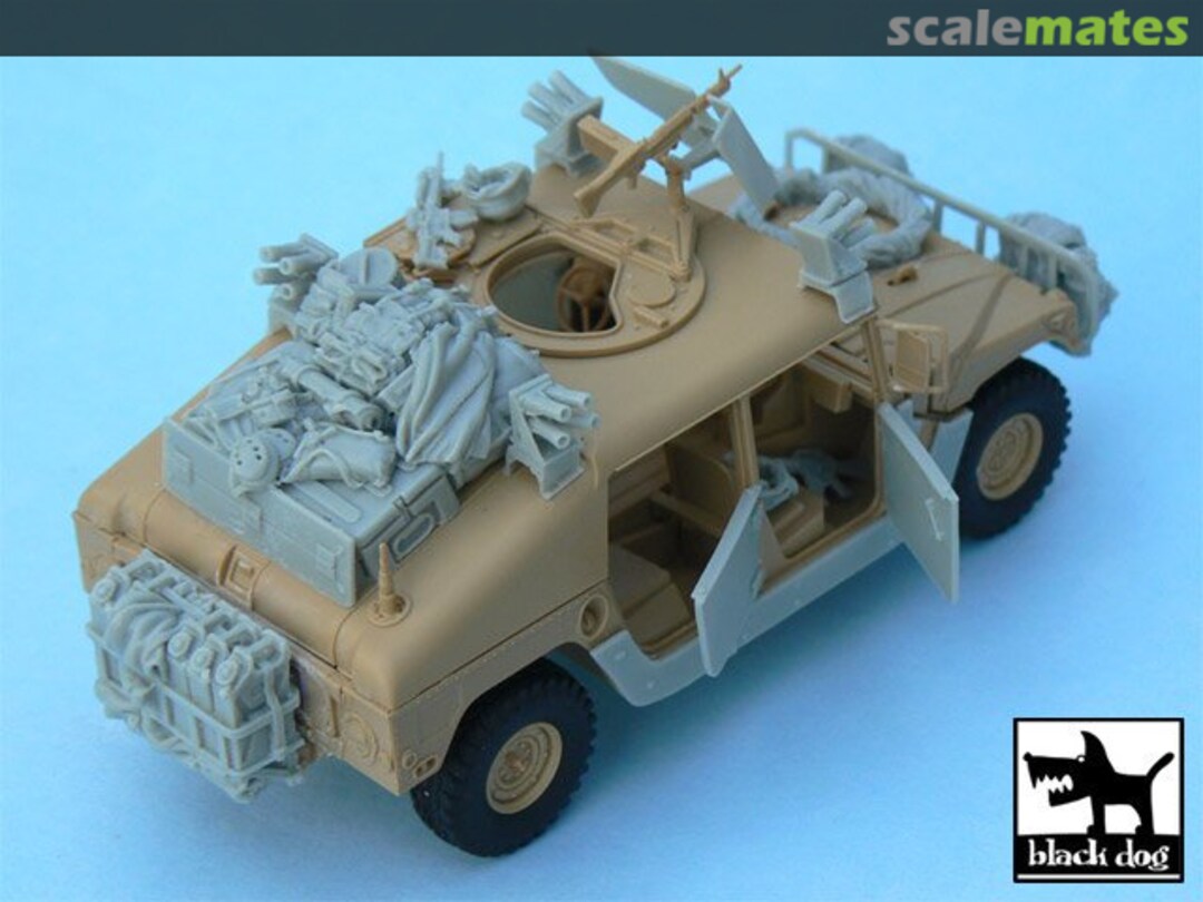 Boxart HUMVEE Iraq war accessories set T48034 Black Dog