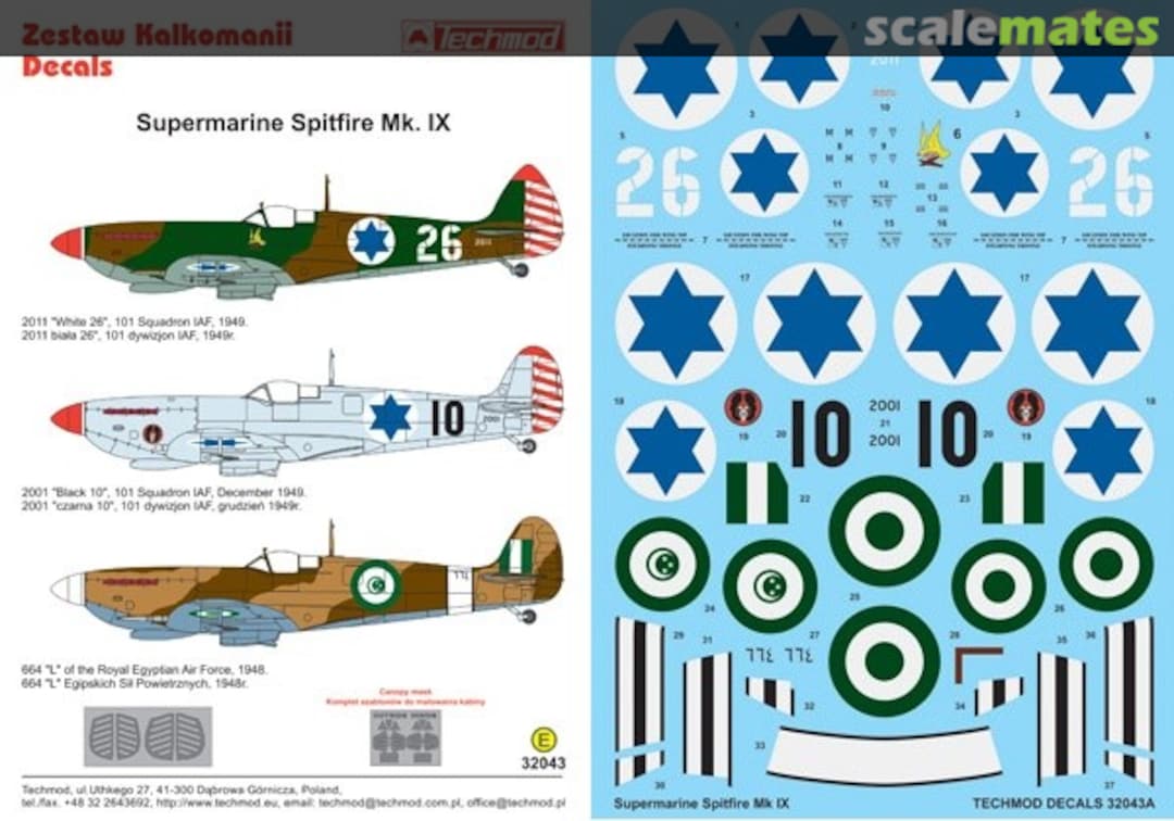 Boxart Supermarine Spitfire Mk.IX 32043 Techmod