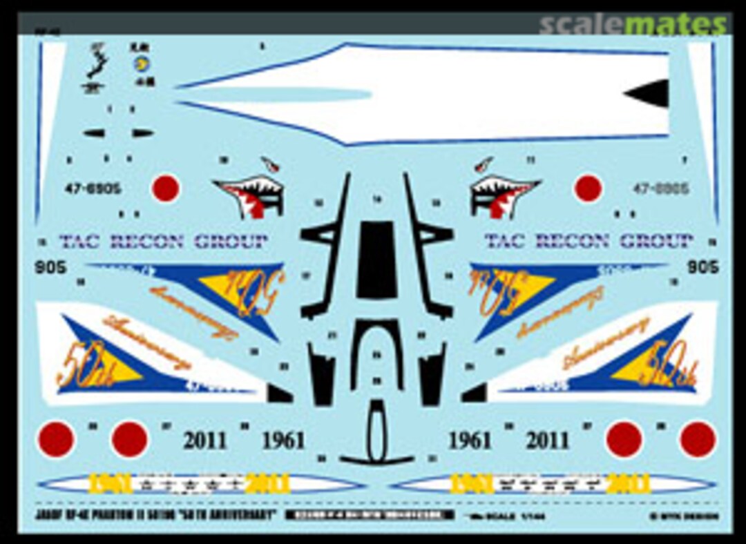 Boxart JASDF RF-4E Phantom II 501SQ `50th Anniversary' A-350 MYK Design