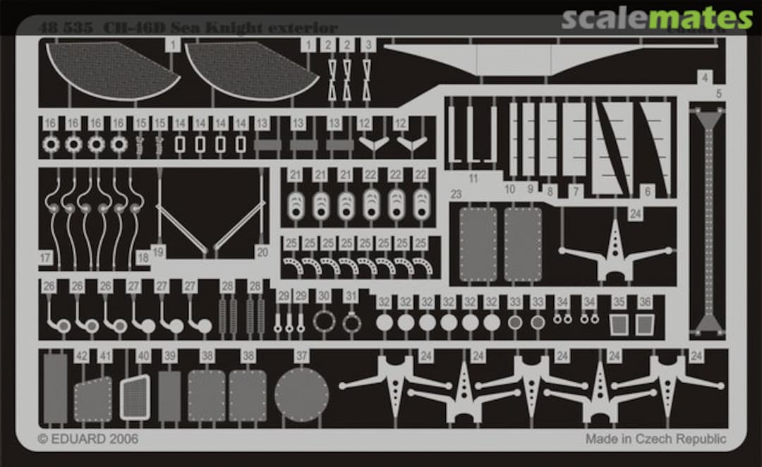 Boxart CH-46D exterior 48535 Eduard