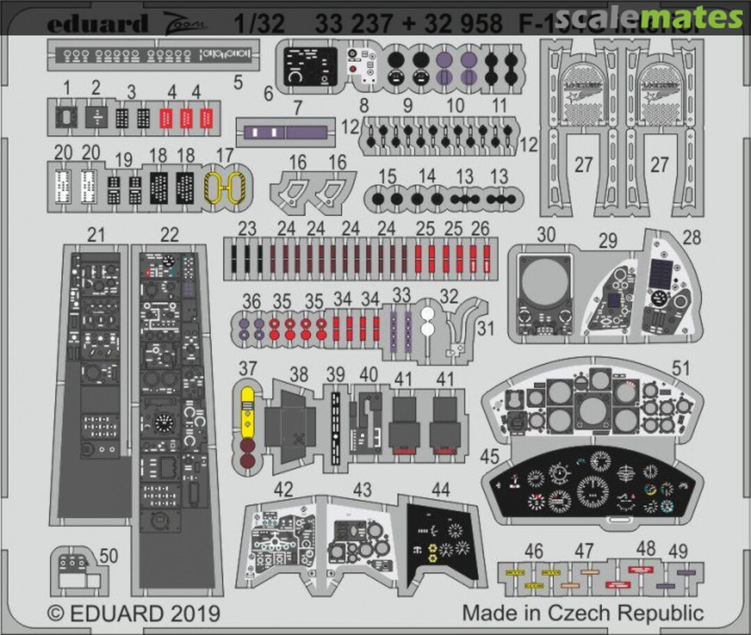 Boxart F-104G interior ITALERI 33237 Eduard