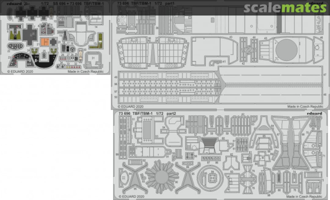 Boxart TBF/TBM-1 Avenger 73696 Eduard