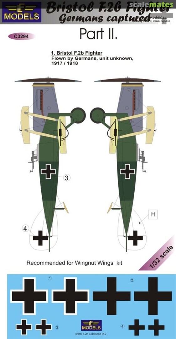 Boxart Bristol F.2b Fighter C3294 LF Models