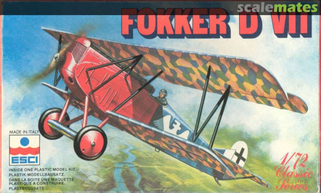 Boxart Fokker D.VII 9015 ESCI