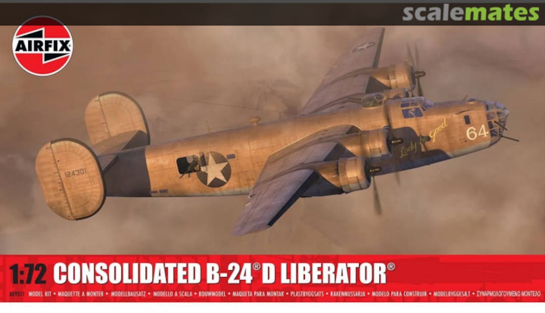 Boxart Consolidated B-24D Liberator A09011 Airfix