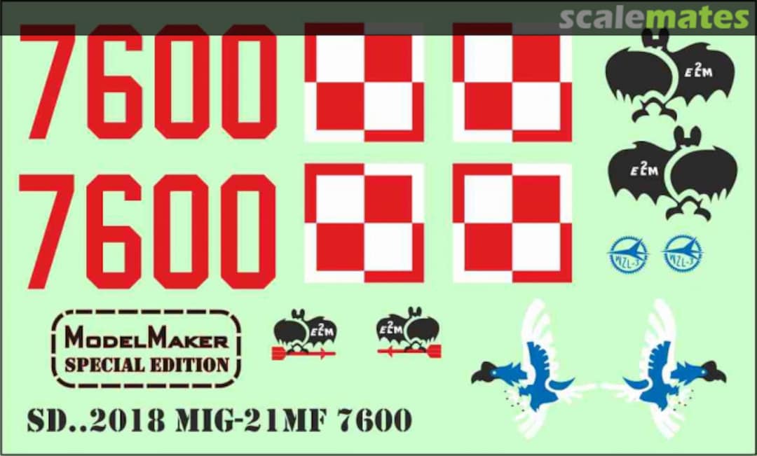 Contents MiG-21MF 7600 SD322018 ModelMaker