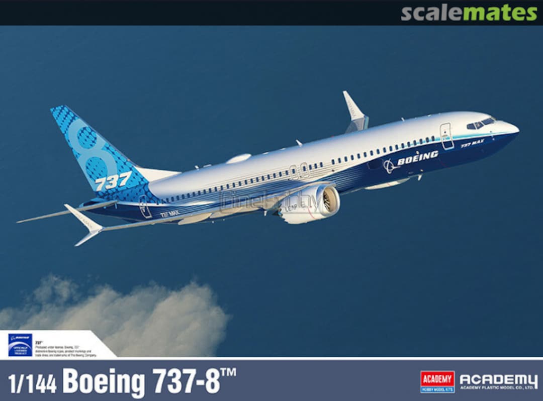 Boxart Boeing 737-8 Max 12646 Academy