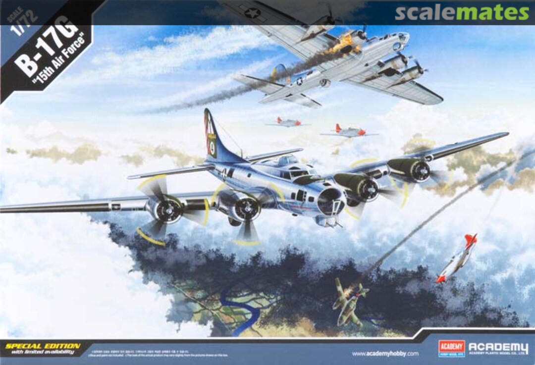 Boxart B-17G "15th Air Force" 12436 Academy