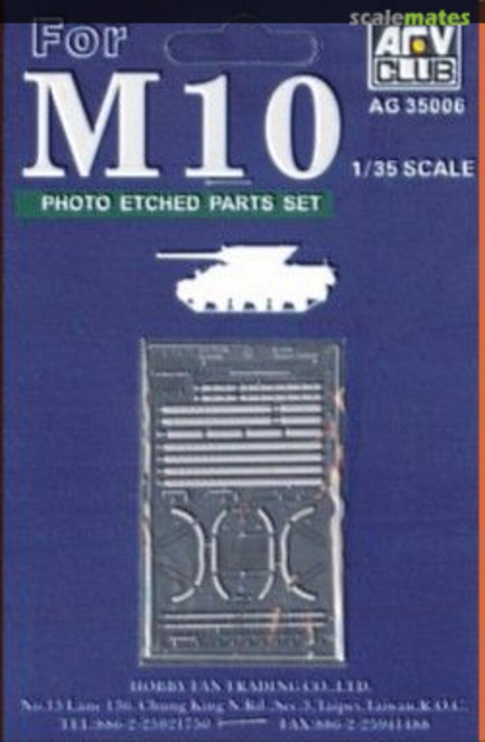 Boxart M10 Photo-Etched Set AG35006 AFV Club