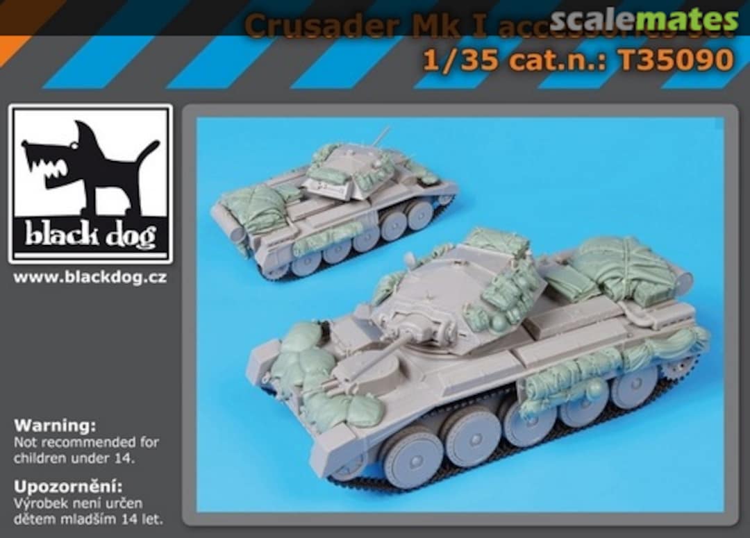 Boxart Crusader Mk I Accessories Set T35090 Black Dog