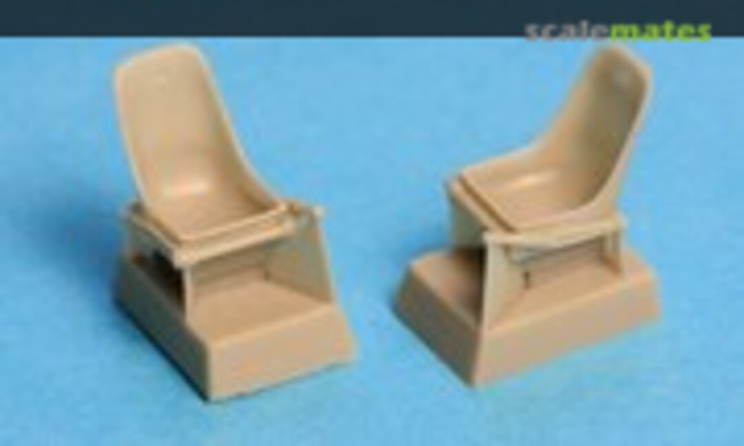 1:48 Bf-109 A, B, C, D, E Seat without harness (x2) (SBS Model 48008)