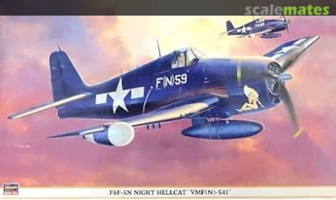 Boxart Grumman F6F-5N Night Hellcat 'VMF(N)-541' 08139 Hasegawa