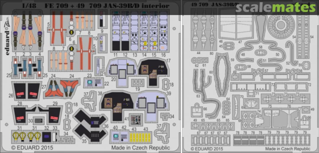 Boxart JAS-39B/D S.A. 49709 Eduard