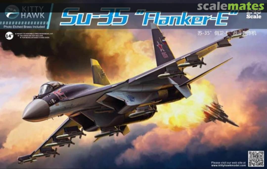 Boxart Su-35 "Flanker-E" KH80142 Kitty Hawk