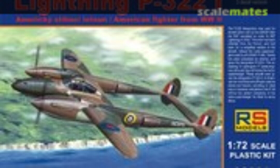 1:72 Lockheed P-322 I Lightning (RS Models 92093)