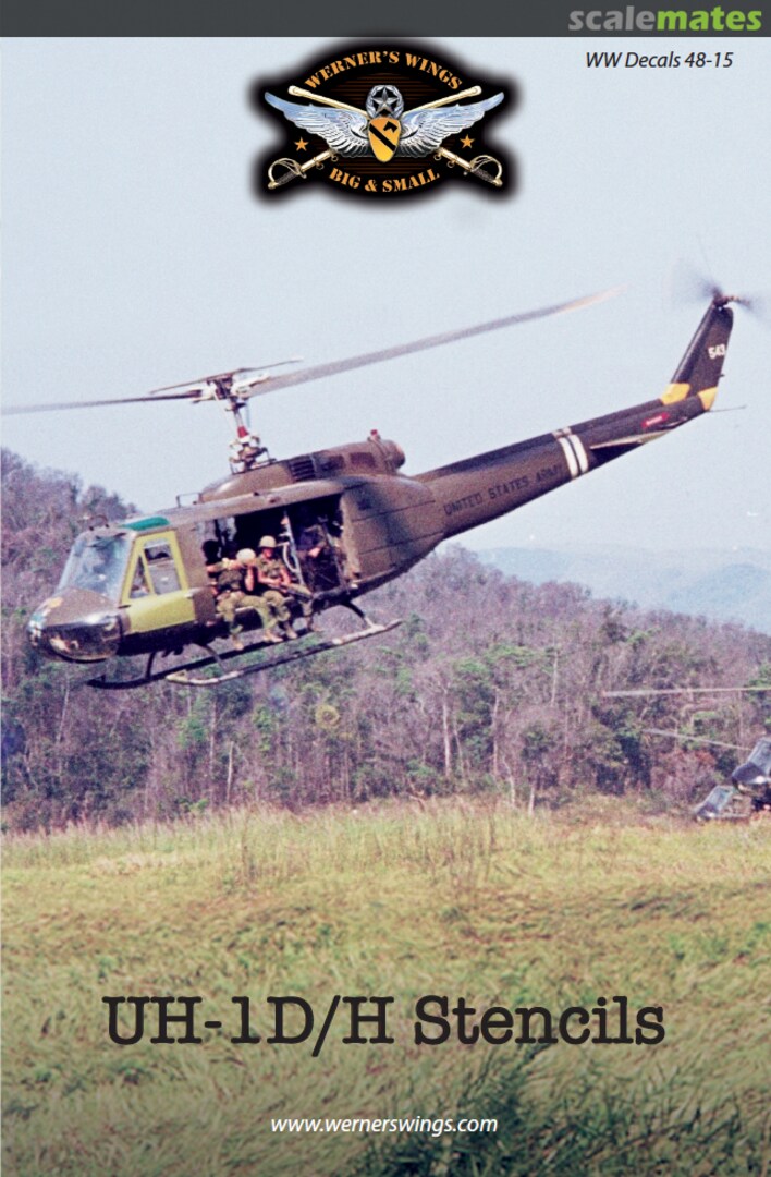 Boxart UH-1D/H Stencils WW Decals 48-15 Werner's Wings