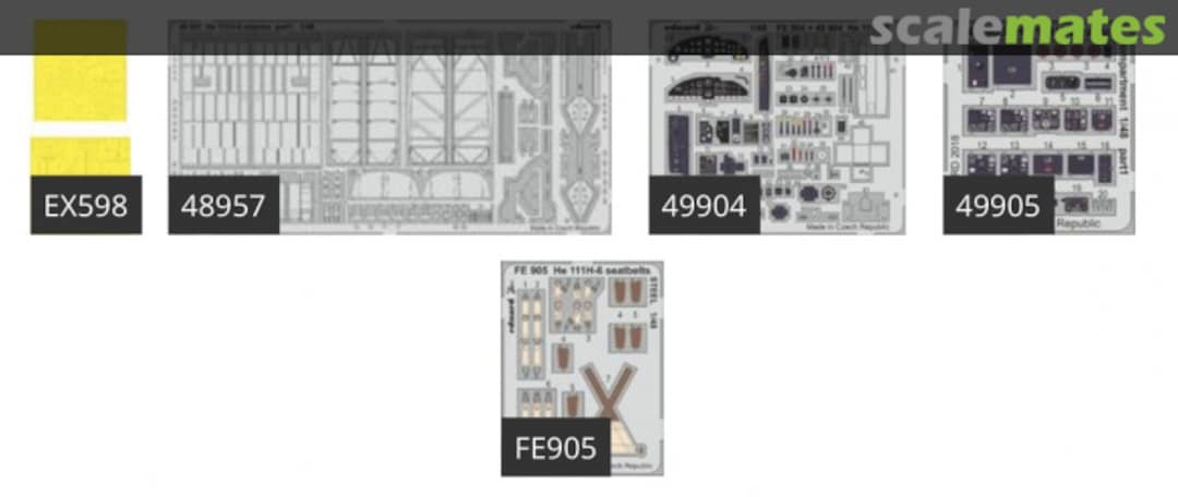 Contents He 111H-6 BIG49199 Eduard