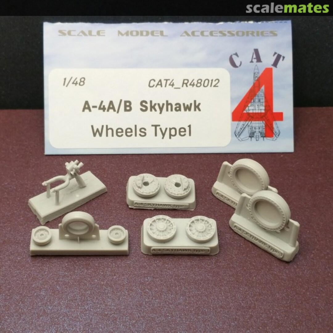 Boxart A-4A/B Skyhawk - Wheels Type 1 CAT4_R48012 CAT4