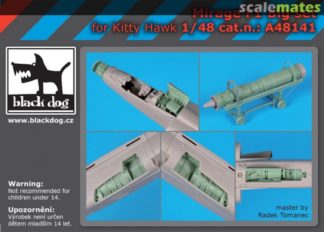 Boxart Mirage F1 Big Set A48141 Black Dog