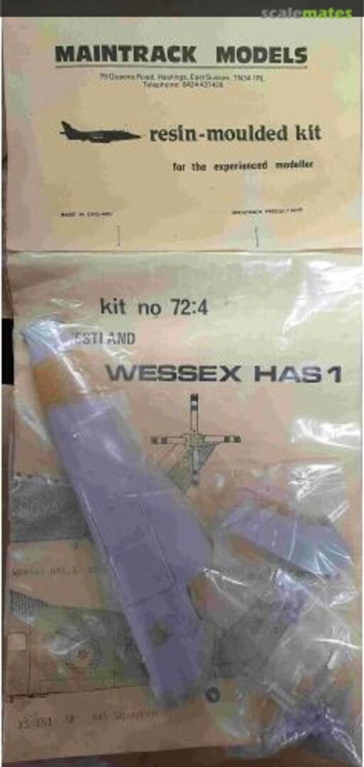 Boxart Westland Wessex HAS.1 72:4 Maintrack Models