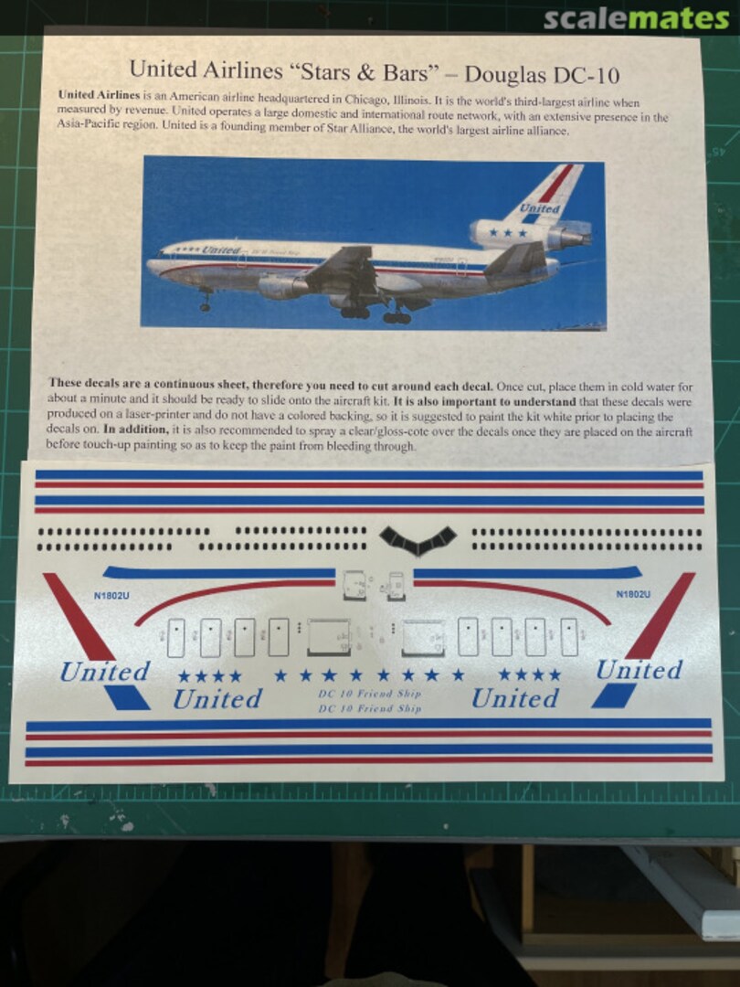 Boxart Douglas DC-10 DC-10 Airline Decals