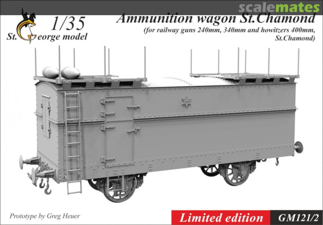 Boxart Ammunition wagon for St Chamond GM121/2 St.George Model