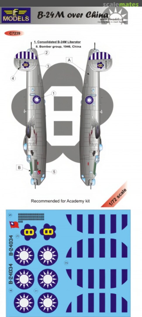 Boxart B-24M over China C7239 LF Models