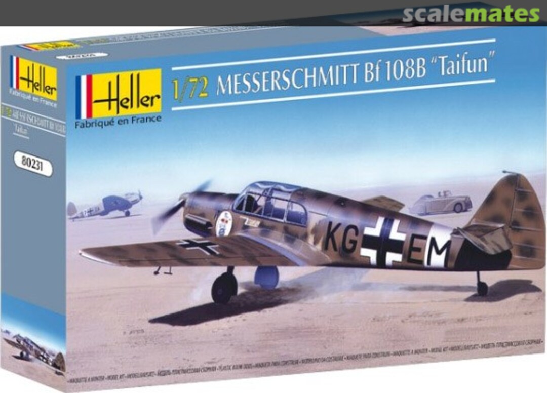 Boxart Messerschmitt Bf 108B "Taifun" 80231 Heller