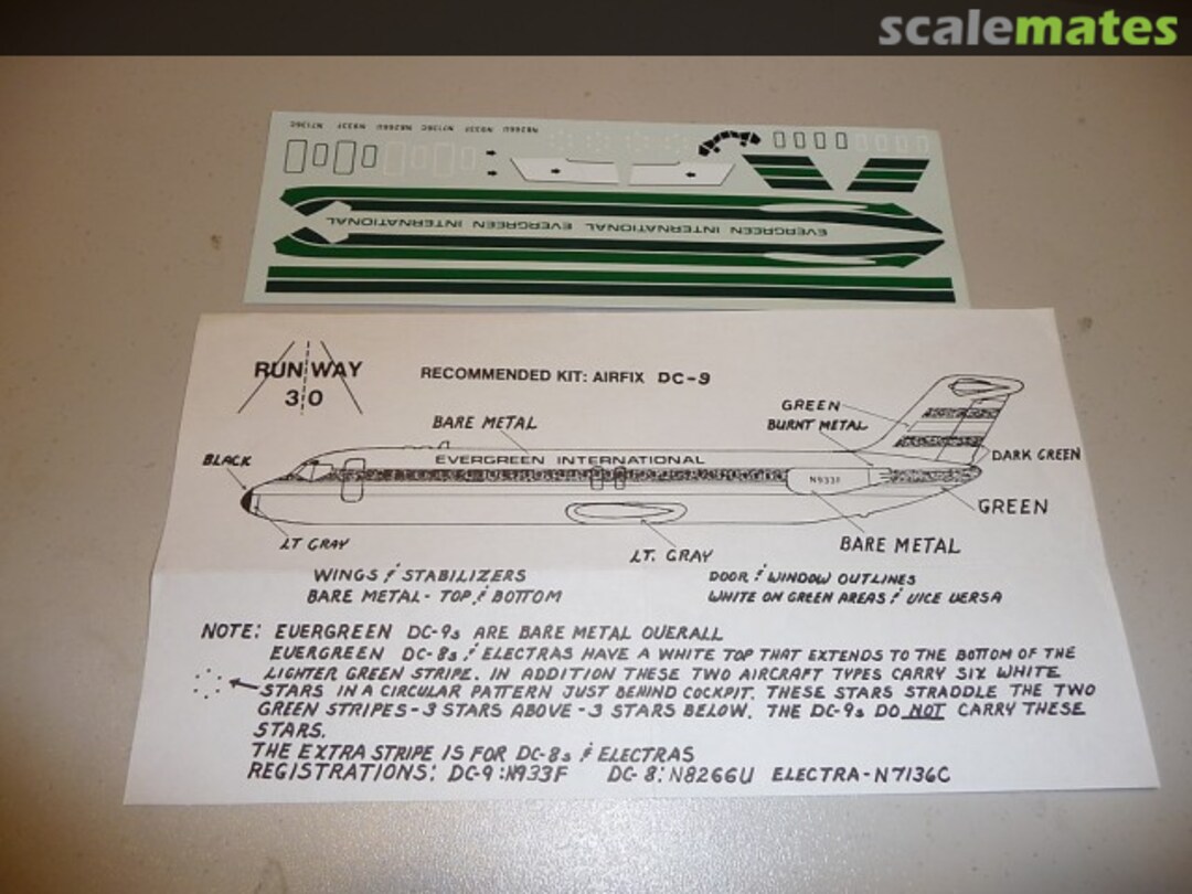 Boxart Douglas DC-9-30 Evergreen International RW3005 Runway 30