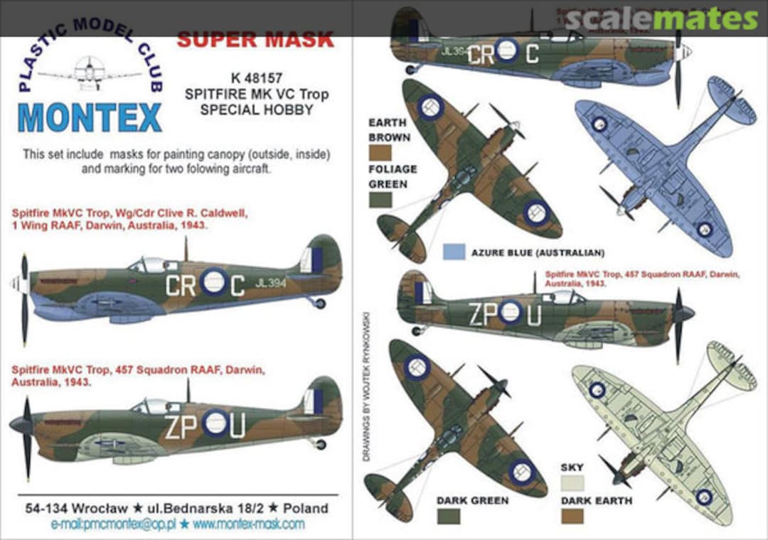 Boxart Spitfire Mk.Vc Trop K48157 Montex