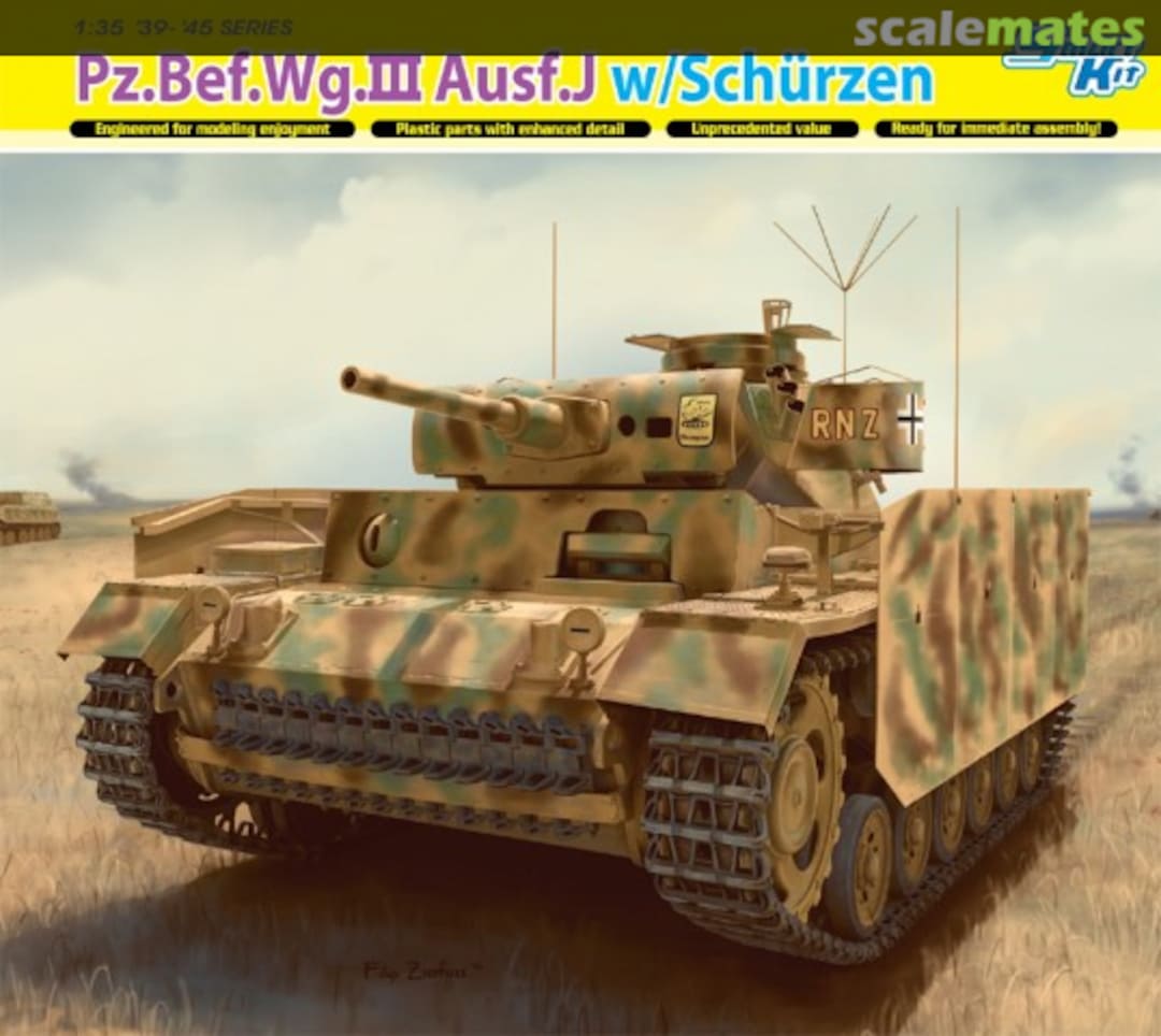 Boxart Pz.Bef.Wg.III Ausf.J 6570 Dragon